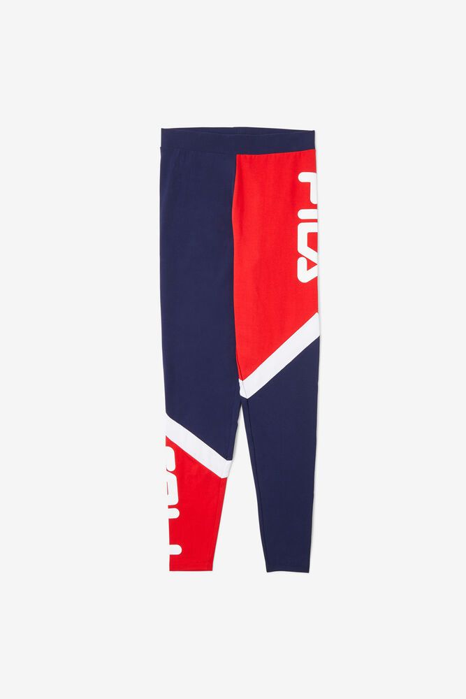 Fila Legging Womens Navy/Red/White Sia High Rise - Ireland 35018-WCIH